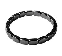 ASPUIC Hemys Hematite Bracelet,Natural Square Shape Hem/atite Brac/elet,Bra/celet for Men,Black Hem/atite Brac/elet,Gift for Husband Stylish Wrist,Confidence Booster for Professional