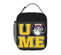 AsqLdQM John Boxer Cena Lunch Bag Portable Insulated Lunch Box Large Capacity Tote Bag Zipper Net Pocket 10 L X 4 W X 8 H inches for School Work Camping Travel