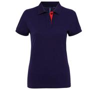 Asquith & Fox AQ022 Ladies Contrast Polo Shirt