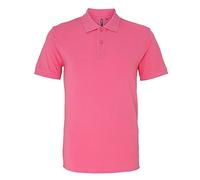 Asquith & Fox Men's Polo Shirt, Pink (Pink Carnation 000), Small (Size:Small)