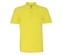 Asquith & Fox Men's Asquith and Fox Men's Polo Short Sleeve Polo Shirt, Yellow (Lemon Zest 000), X-Large (Manufacturer Size:XL)