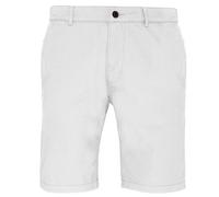 (M, White) Asquith & Fox Mens Casual Chino Shorts