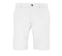 Asquith & Fox Mens Casual Chino Shorts (White) - Size 2XL