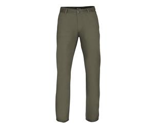 Asquith & Fox Mens Classic Casual Chinos/Trousers (Slate) - Blue Cotton - Size Small
