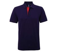 Asquith & Fox Men's Classic Fit Contrast Polo