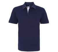 Asquith & Fox Men's Classic Fit Contrast Polo AQ012 - Smart/Casual top |S-3XL