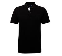Asquith & Fox Men's classic fit contrast polo - Classic fit polo, short sleeves