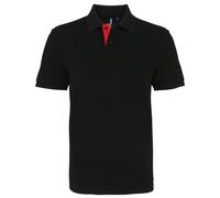 Asquith & Fox Men's classic fit contrast polo - Mens, Oeko-Tex
