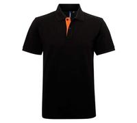Asquith & Fox Men's Classic Fit Contrast Polo Shirt Short Sleeve Cotton
