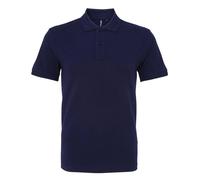 Asquith & Fox Mens Organic Classic Fit Polo Shirt (Navy) - Size 2XL
