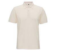 Asquith & Fox Men's Coastal wash Polo Shirt, Off-White (Vintage White 000), Small (Size:Small)