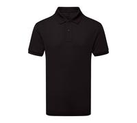 Asquith & Fox Asquith & Fox Mens Glacier Tech Polo Shirt - XXL, Black