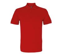 Asquith & Fox Mens Organic Classic Fit Polo Shirt (Cherry Red) - Multicolour - Size 3XL
