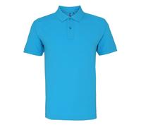 Asquith & Fox Men's Polo Shirt, Blue (Turquoise 000), X-Large (Size:XL)
