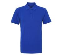 Asquith & Fox Mens Plain Short Sleeve Polo Shirt (Royal) - Blue Cotton - Size X-Large