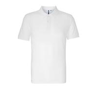 Asquith & Fox Men's Polo Shirt, White (White 000), XXX-Large (Size:3XL)