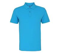 Asquith & Fox Men's Polo Shirt, Blue (Turquoise 000), XX-Large (Size:2XL)