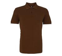 Asquith & Fox Men's Polo Shirt, Brown (Milk Chocolate 000), Medium (Size:Medium)