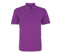 Asquith & Fox Men's Polo Shirt, Purple (Orchid 000), XX-Large (Size:2XL)