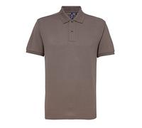 Asquith & Fox Men's Poly/Cotton Blend Polo Shirt, Grey (Slate 000), Large (Size:Large)