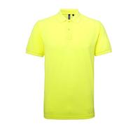 Asquith & Fox Men's Poly/Cotton Blend Polo Shirt, Yellow (Neon Yellow 000), X-Large (Size:XL)