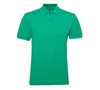 Asquith & Fox Mens Short Sleeve Performance Blend Polo Shirt (Kelly) - Green - Size X-Large