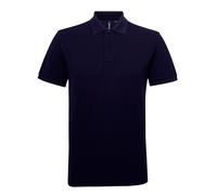 Asquith & Fox Men's Short Sleeve Performance Blend Polo Shirt in Navy | Size: 5XL Asquith & Fox Navy 5XL