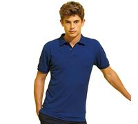 Asquith & Fox Men's Short Sleeve Performance Blend Polo Shirt in Royal | Size: Large Asquith & Fox Royal L