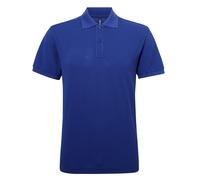 Asquith & Fox Mens Short Sleeve Performance Blend Polo Shirt (Royal) - Blue - Size Large