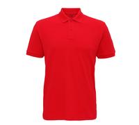 Asquith & Fox Men's super smooth knit polo - Classic fit, 2-button placket