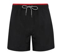 (S, Black/Red) Asquith & Fox Mens Swim Shorts