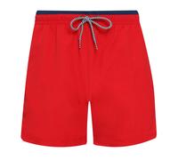 Asquith & Fox Mens Swim Shorts (Red/Navy) - Multicolour - Size Large