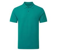 Asquith & Fox Unisex Mens Plain Short Sleeve Polo Shirt (Jade) - Green - Size 2XL