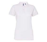 Asquith & Fox Women’s polycotton blend polo - Classic fit, 2-button placket