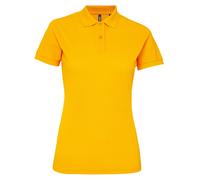 Asquith & Fox Women’s polycotton blend polo - Classic fit, 2-button placket