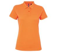 Asquith & Fox Women’s polycotton blend polo - Classic fit, 2-button placket