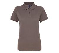 Asquith & Fox Women’s polycotton blend polo - Classic fit, 2-button placket