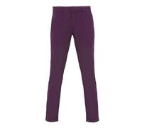 Asquith & Fox Womens/Ladies Casual Chino Trousers (Purple) - Size Medium