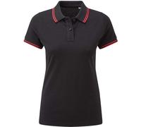 Asquith & Fox Women's Classic Fit Tipped Cotton Polo Shirt