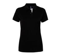 Asquith & Fox Women's contrast polo - Feminine fitted polo, Contrast collar