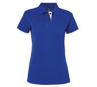 Asquith & Fox Women's Contrast Polo - Plain lady-fit Smart/Casual top |XS-2XL