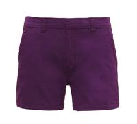 Asquith & Fox Womens/Ladies Classic Fit Shorts (Purple) - Size Medium