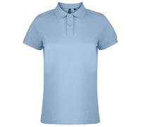 Asquith & Fox Womens/Ladies Plain Short Sleeve Polo Shirt (Sky) - Multicolour - Size 2XL