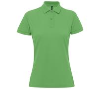 Asquith & Fox Womens/Ladies Short Sleeve Performance Blend Polo Shirt (Kelly) - Green - Size Large