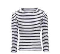 Asquith & Fox Women's Marinière Coastal Long Sleeve Tee Cotton Feminine Fit