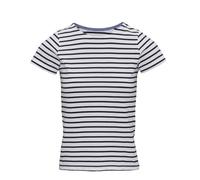Asquith & Fox Women's Mariniere Coastal Short Sleeve Tee - White Striped T-shirt