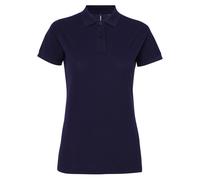 Asquith & Fox Women's Short Sleeve Performance Blend Polo Shirt in Navy | Size: 2XL Asquith & Fox Navy 2XL