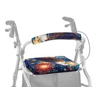 ASQVTIFE Anima Eagle Rollator Walker Seat and Backrest Covers Universal Rollator Walker Seat and Backrest Covers Set Rollator Walker Seat and Backrest Covers for Seniors in Assisted Living