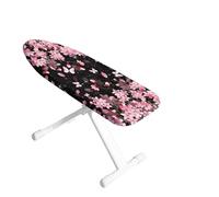 ASQVTIFE Cherry Blossom Iron Board Cover for Home Dorm Room Mini Ironing Board Foldable Hook and Loop Fastener Strap Lightweight Ironing Board Cover Tablecloths Comfortable