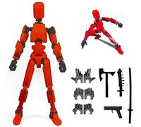 ASQzhuLIWing Action figure T13 super action figure multi-joint action figure DIY pose stand suitable for people's gifts and desktop decoration for game lovers (square) Pictures are for reference only